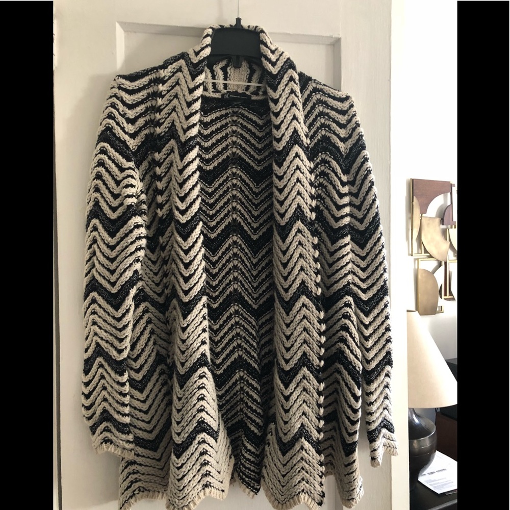 INC open knit cardigan